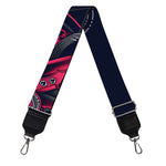 Geometric Samurai Mask Print Bag Strap