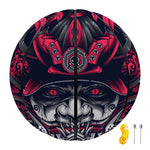 Geometric Samurai Mask Print Basketball