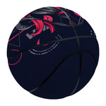 Geometric Samurai Mask Print Basketball