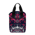 Geometric Samurai Mask Print Bible Tote Bag