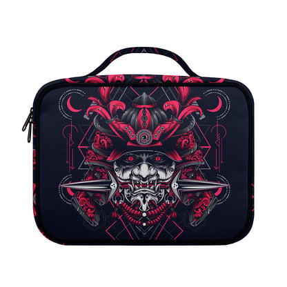 Geometric Samurai Mask Print Briefcase Bible Bag