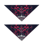 Geometric Samurai Mask Print Dog Bandana