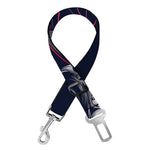 Geometric Samurai Mask Print Dog Seat Belt