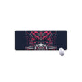Geometric Samurai Mask Print Extended Mouse Pad