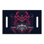 Geometric Samurai Mask Print Golf Cart Seat Cover