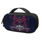 Geometric Samurai Mask Print Insulin Cooler Travel Case