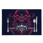 Geometric Samurai Mask Print Placemat