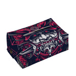 Geometric Samurai Mask Print Rectangle Tissue Box Cover