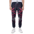 Geometric Samurai Mask Print Joggers