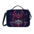 Geometric Samurai Mask Print Shoulder Strap Bible Bag