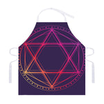 Geometric Star of David Print Adjustable Apron