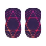 Geometric Star of David Print Bar Stool Covers