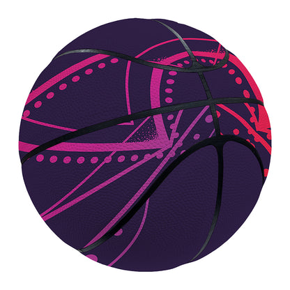 Geometric Star of David Print Basketball