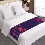 Geometric Star of David Print Bed Runner