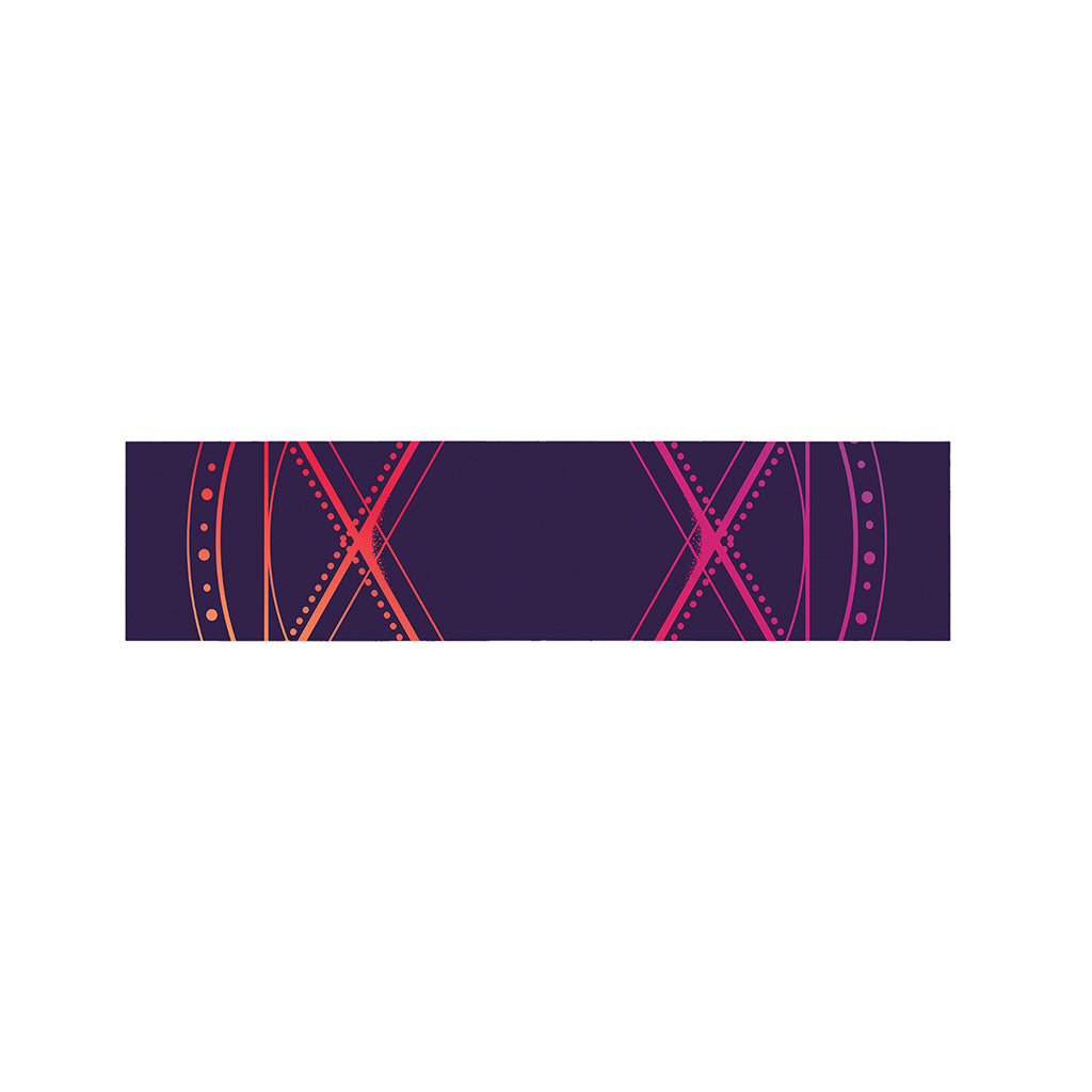 Geometric Star of David Print Bed Runner
