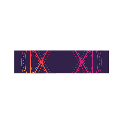 Geometric Star of David Print Bed Runner