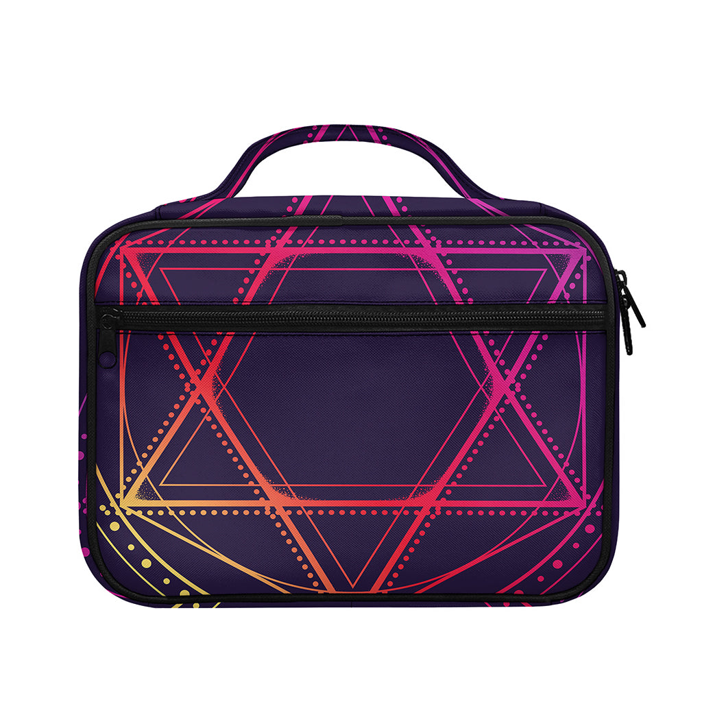 Geometric Star of David Print Briefcase Bible Bag