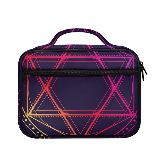 Geometric Star of David Print Briefcase Bible Bag