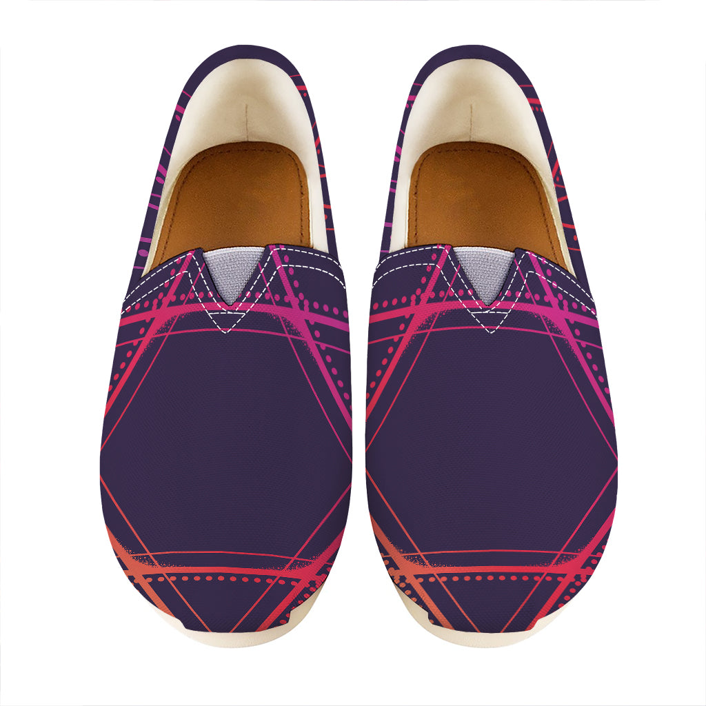 Geometric Star of David Print Casual Shoes