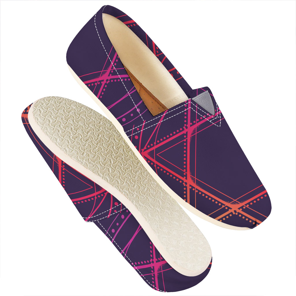 Geometric Star of David Print Casual Shoes
