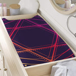 Geometric Star of David Print Changing Pad Cover