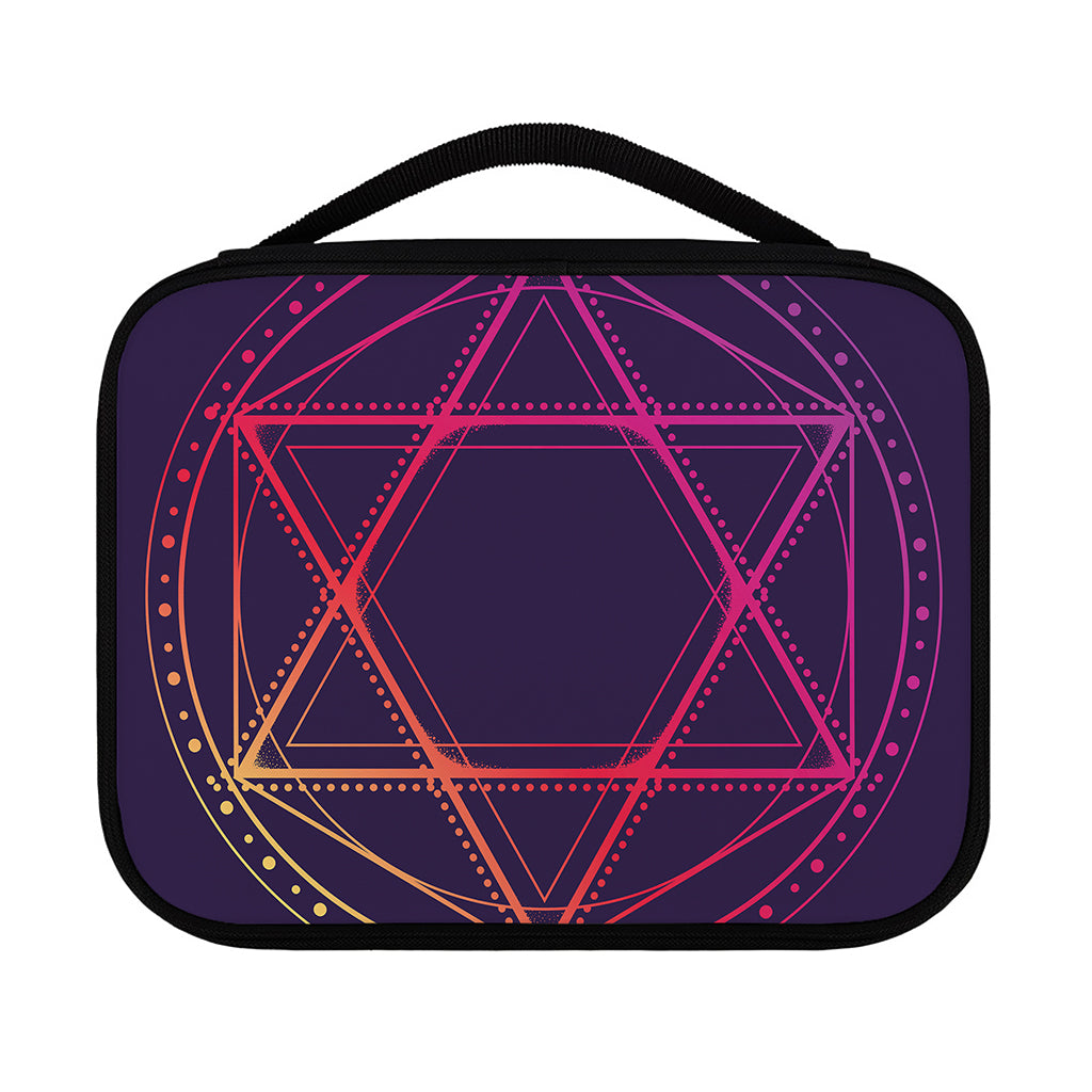 Geometric Star of David Print Classic Bible Case