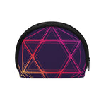Geometric Star of David Print Coin Purse