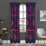 Geometric Star of David Print Curtain