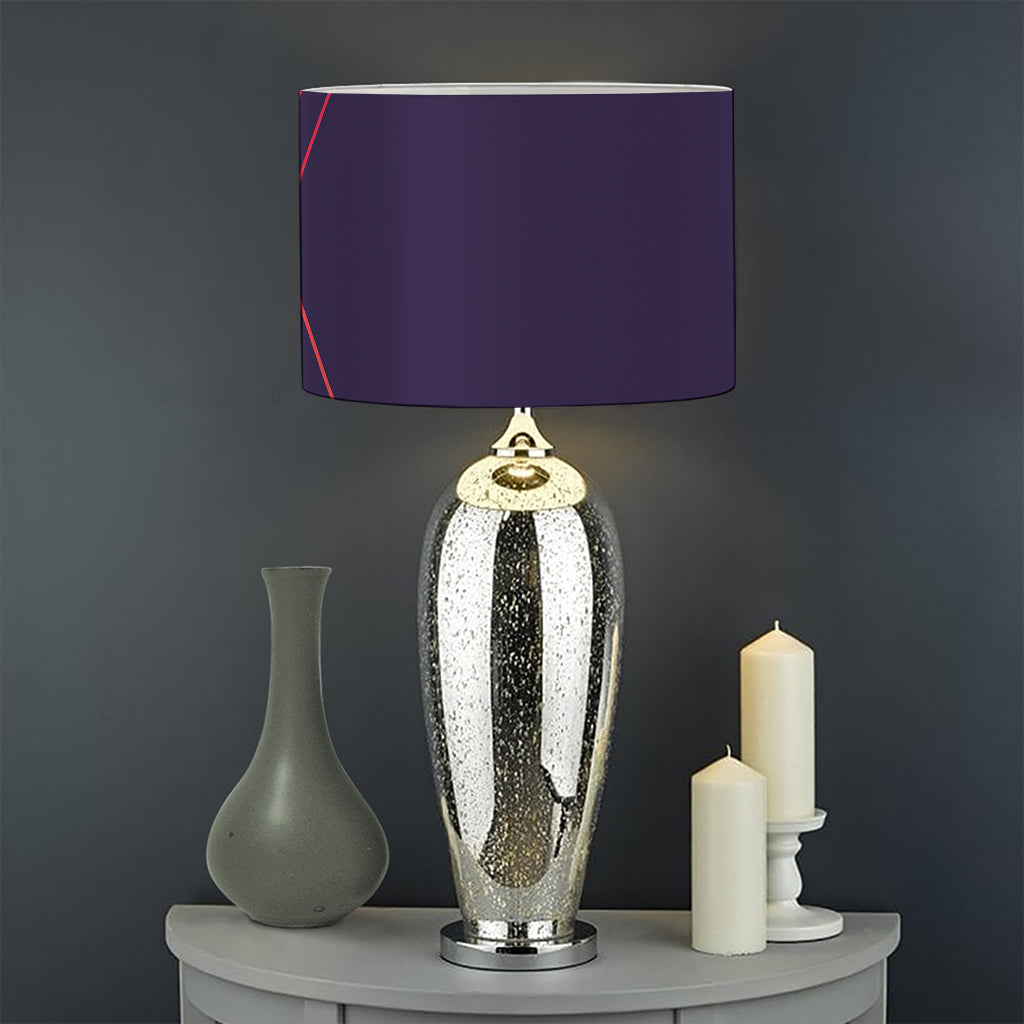 Geometric Star of David Print Drum Lamp Shade