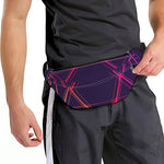 Geometric Star of David Print Fanny Pack