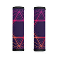 Geometric Star of David Print Handle Covers