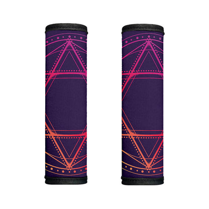Geometric Star of David Print Handle Covers