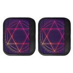 Geometric Star of David Print Handle Covers