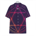 Geometric Star of David Print Hawaiian Shirt