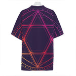 Geometric Star of David Print Hawaiian Shirt