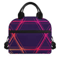 Geometric Star of David Print Insulated Lunch Bag