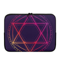 Geometric Star of David Print Laptop Sleeve
