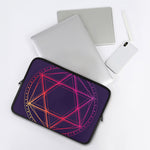 Geometric Star of David Print Laptop Sleeve