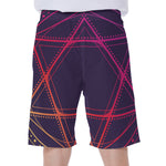 Geometric Star of David Print Men's Beach Shorts