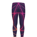 Geometric Star of David Print Men's Leggings