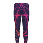 Geometric Star of David Print Men's leggings