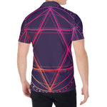 Geometric Star of David Print Men's Shirt