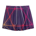 Geometric Star of David Print Mesh Shorts