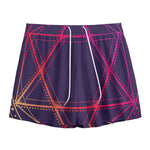 Geometric Star of David Print Mesh Shorts