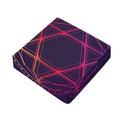 Geometric Star of David Print Outdoor Seat Cushion Cover
