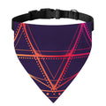 Geometric Star of David Print Over The Collar Dog Bandana
