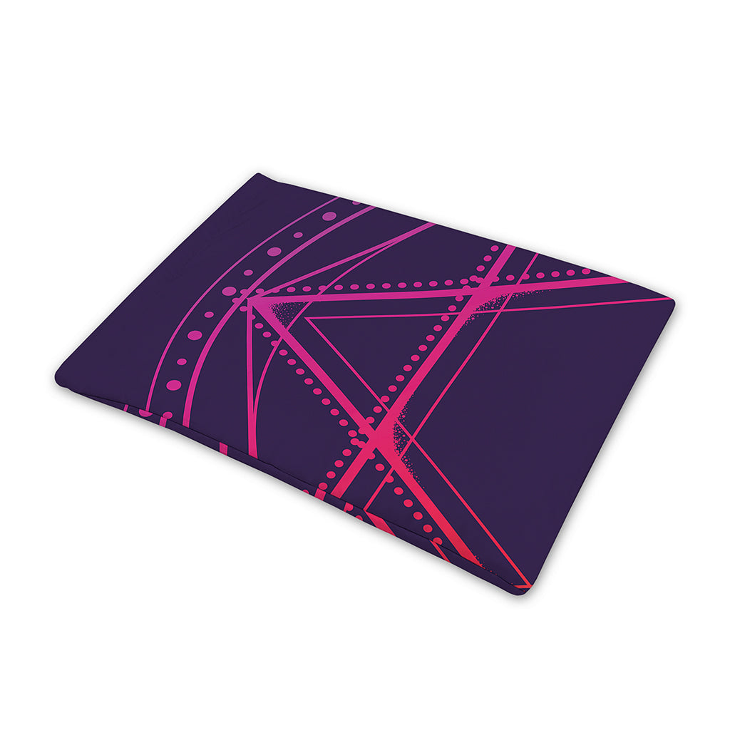 Geometric Star of David Print Pet Cooling Mat Cover
