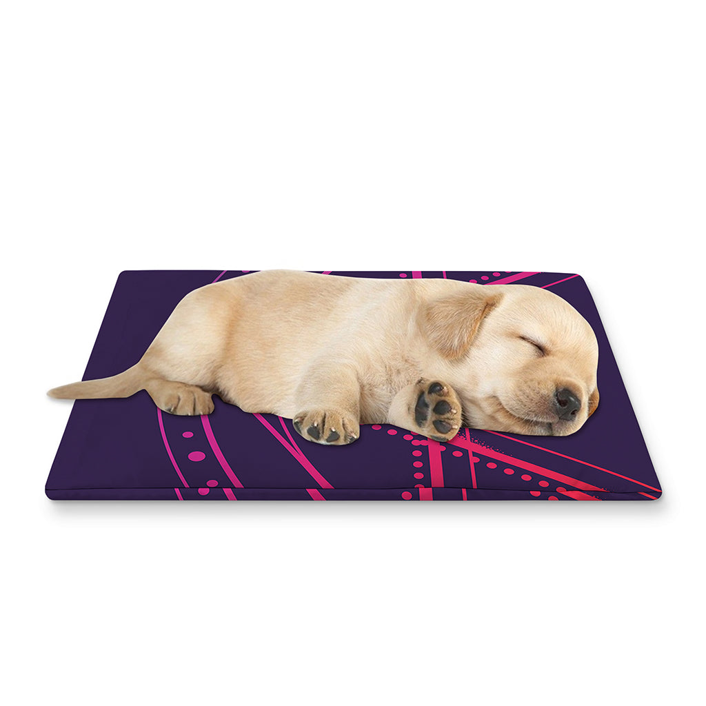 Geometric Star of David Print Pet Cooling Mat Cover