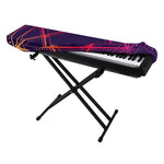 Geometric Star of David Print Piano Keyboard Cover