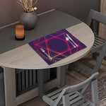Geometric Star of David Print Placemat